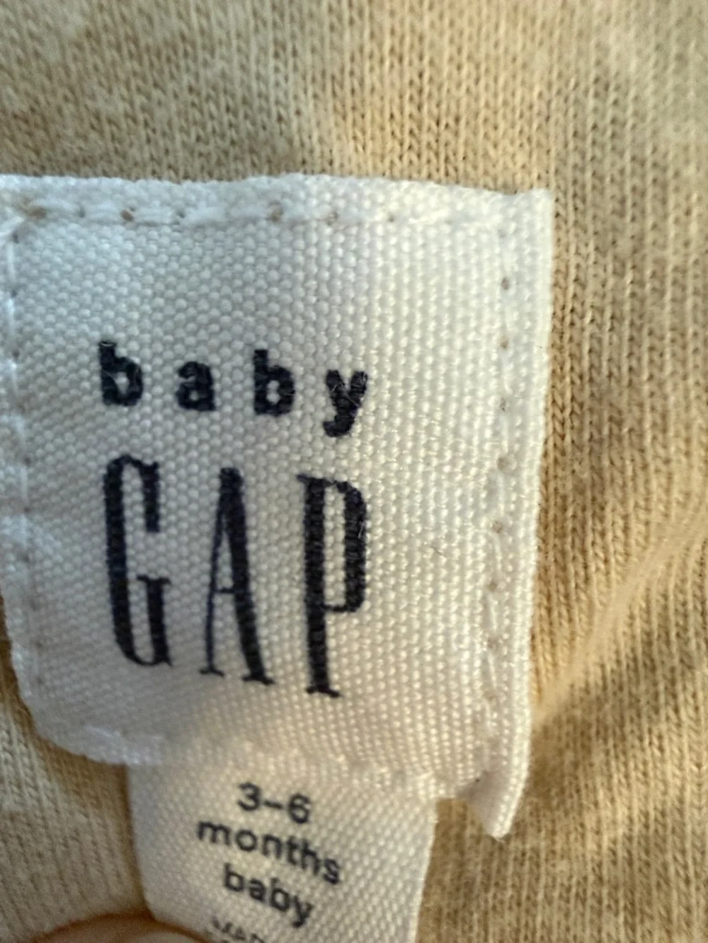 Baby GAP Cozy Sherpa One-Piece Winter Coverall Suit Cream Bear 3-6 months